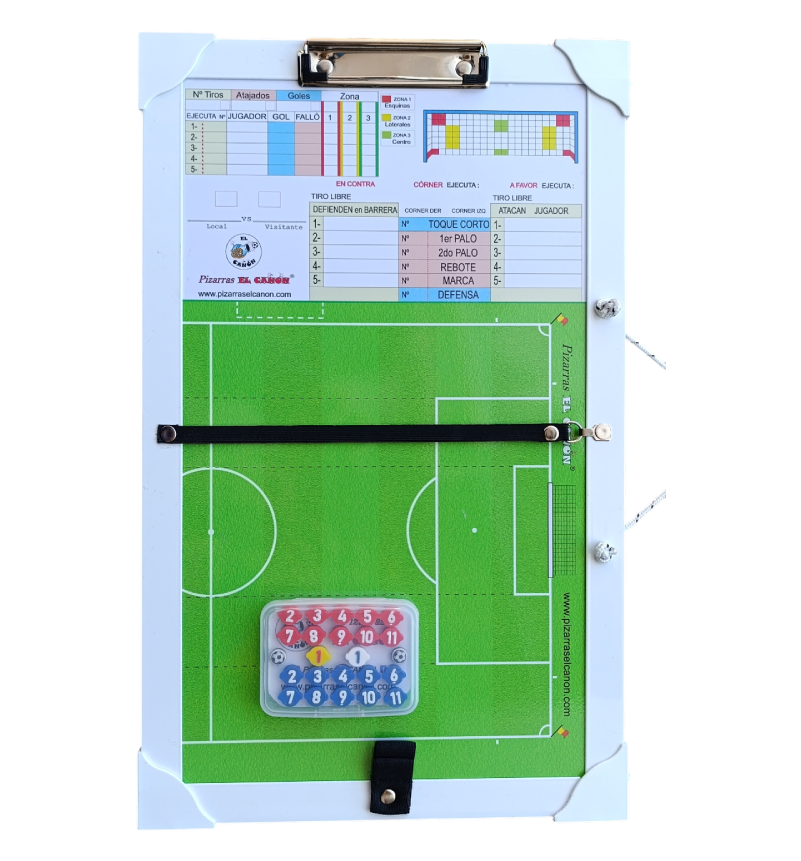 Tablero 50x30 - Futbol 11 + Estuche Para Fichas - Imagen 4