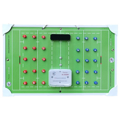 Tablero 50x30 Rugby + Estuche Para Fichas