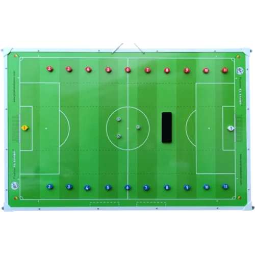 Pizarrón 1,20x80 cancha entera - Futbol 11 + Estuche Para Fichas