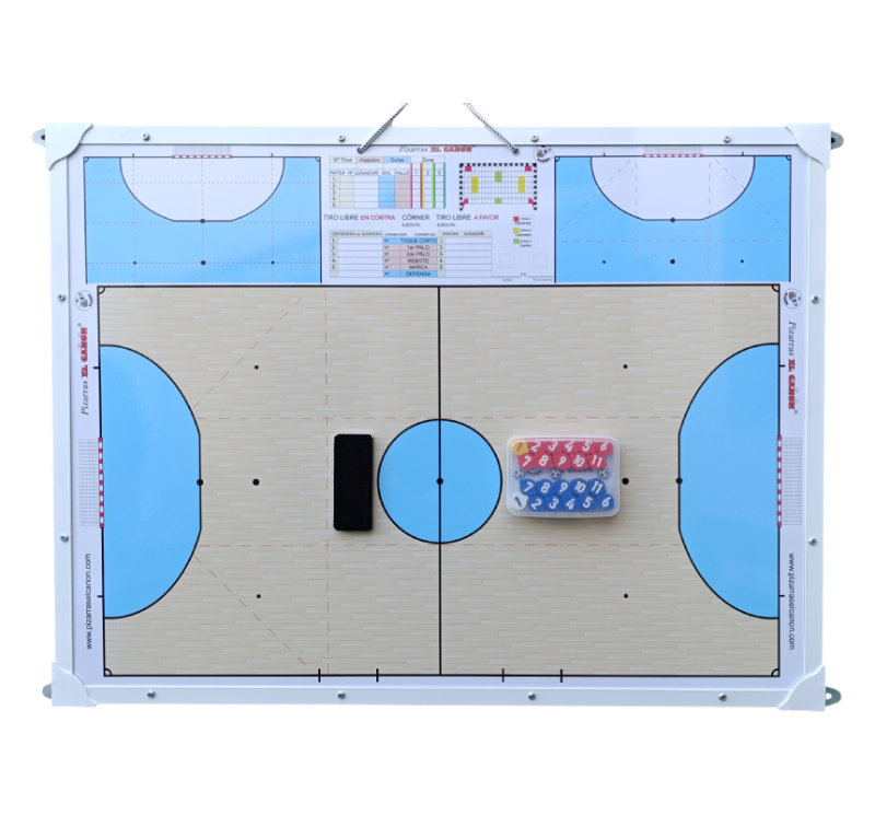 Pizarrón 60x80 - Futsal + Estuche Para Fichas - Imagen 2