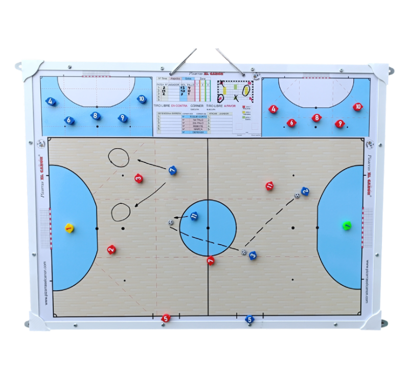 Pizarrón 60x80 - Futsal + Estuche Para Fichas - Imagen 3