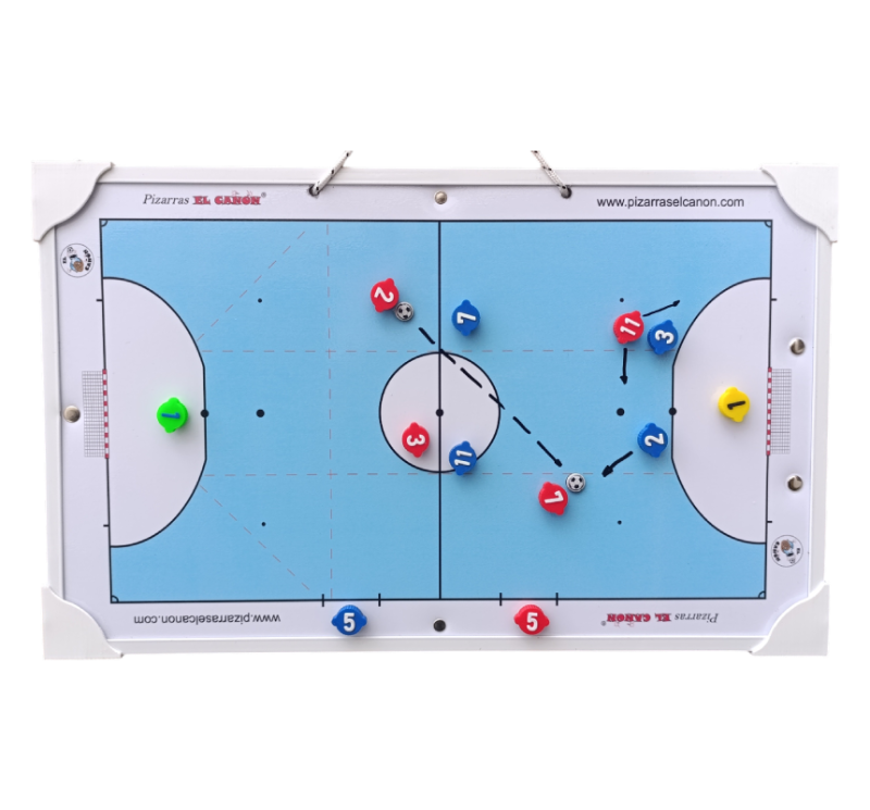 Tablero 50x30 celeste - Futsal + Estuche Para Fichas - Imagen 3