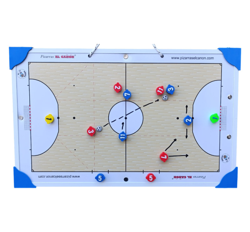 Tablero 50x30 parquet - Futsal + Estuche Para Fichas - Imagen 3