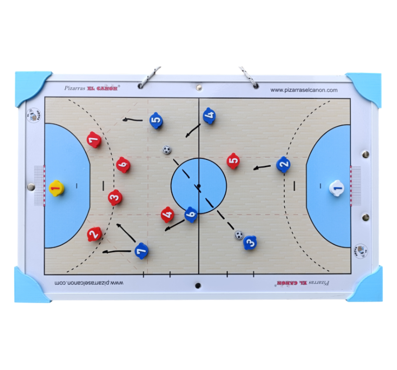 Tablero 50x30 - Handball + Estuche Para Fichas - Imagen 3