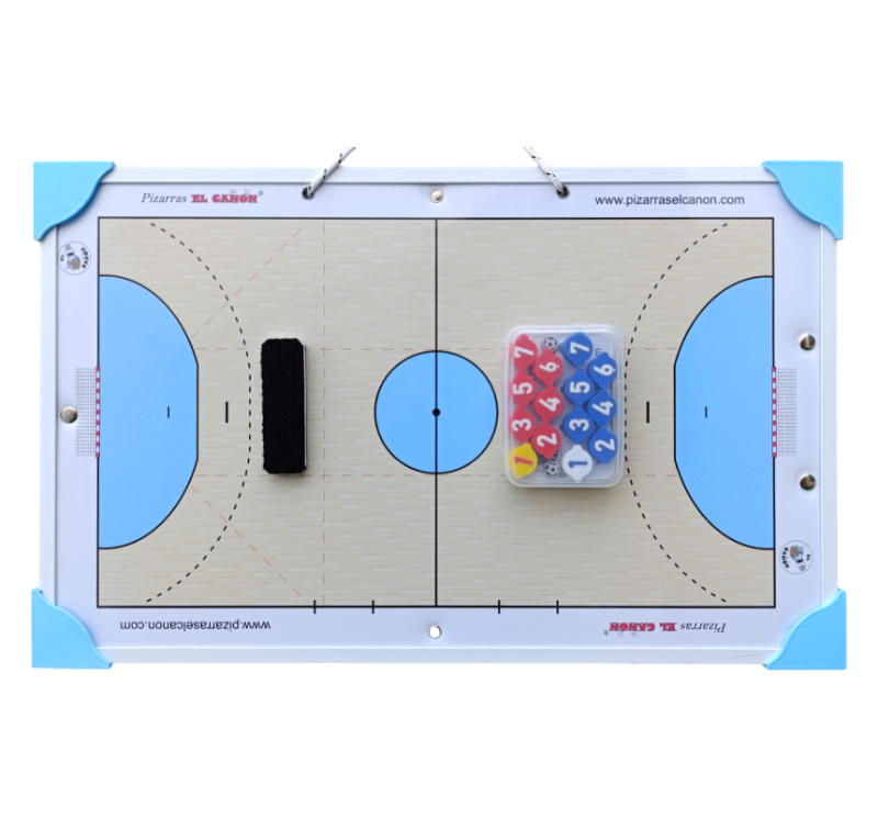 Tablero 50x30 - Handball + Estuche Para Fichas - Imagen 2