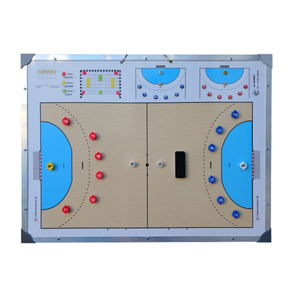 Pizarrón 60x80 - Handball + Estuche Para Fichas