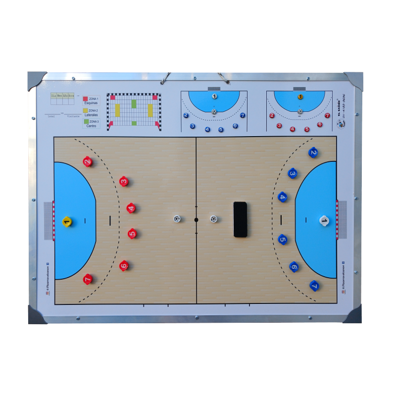 Pizarrón 60x80 - Handball + Estuche Para Fichas
