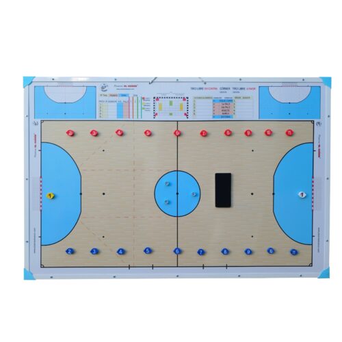 Pizarrón 1,20x80 cancha entera - Futsal + Estuche Para Fichas