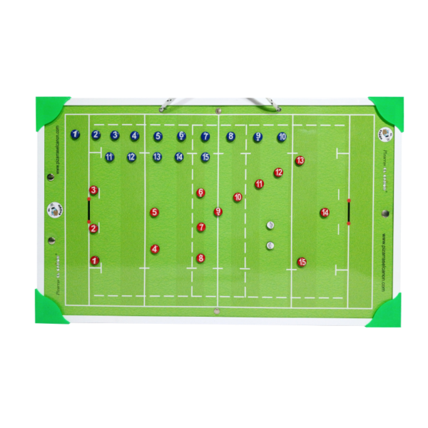 Tablero 50x30 - Rugby + Estuche Para Fichas