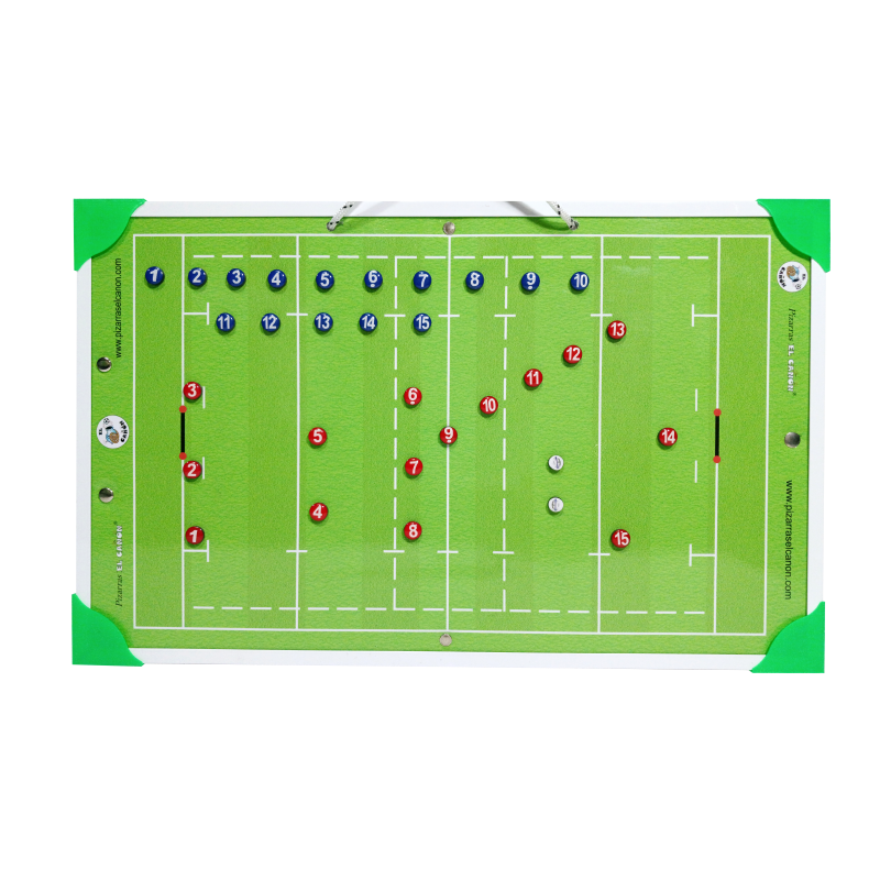Tablero 50x30 - Rugby + Estuche Para Fichas