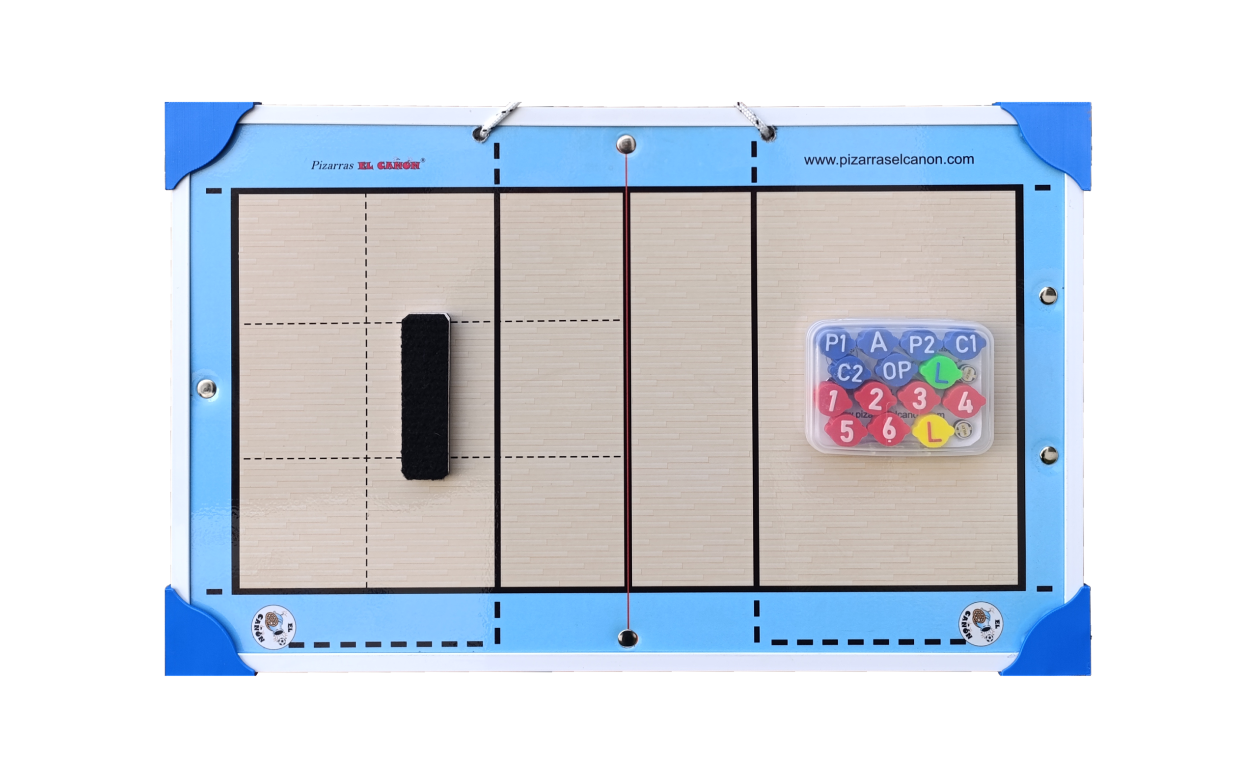 Tablero 50x30 - Voley + Estuche Para Fichas - Imagen 4