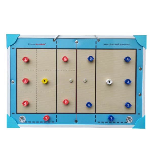 Tablero 50x30 - Voley + Estuche Para Fichas