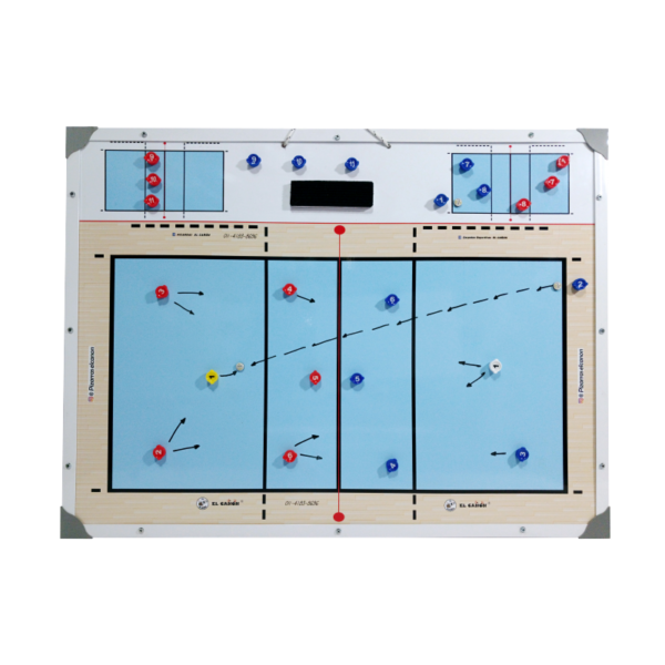 Pizarrón 60x80 - Voley + Estuche Para Fichas