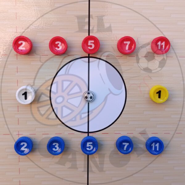 Juego de 12 fichas para Pizarras 50x30
